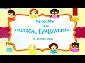 Reading for Critical Evaluation English SS2