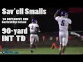 Sav'ell Smalls 6'4" 225 lb DE for Garfiled, takes INT 90 yards #NWBTopPlay