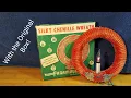 BLOW MOLD HOSPITAL review Vintage Christmas Paramount Chenille Electric Wreath