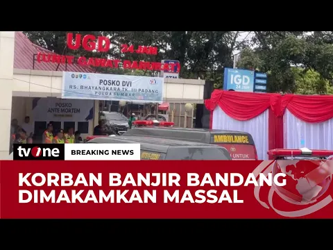 Belum Ada DNA yang Cocok, 24 Korban Banjir Bandang di Padang Dimakamkan Masal