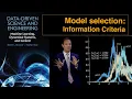 Model selection Information criteria