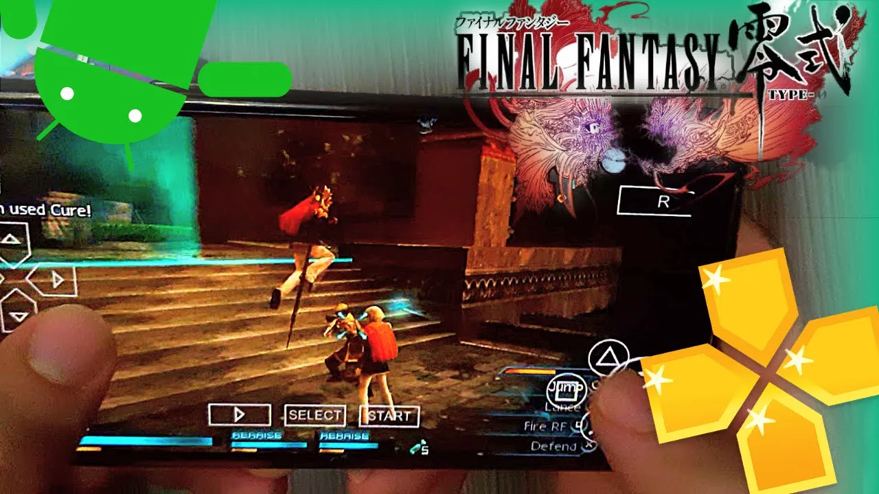 Final Fantasy Type-0 Android PPSSPP - Gameplay - PSP Emulator - Mobile 2022