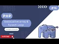 PHP Array Part - 2 Associative Array Multidimensional Array Foreach Loop in Hindi
