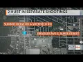 Two men hurt after weekend shootings in Champaign
