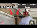 Remove Window with Reciprocating Saw Nail Fin Behind Wood Siding