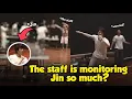 Download Lagu The Staff is worried about Jin's condition, this is real proof of how hard Jin is on his rehearsals?