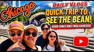 Explore Chicago with us The Cloud Gate plus unboxing our thrift store treasures
