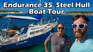 Endurance 35 Steel Hull – Single Handed Sailboat Tour