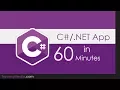 Build a C NET Application in 60 Minutes