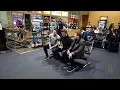 Download Lagu Frustrated, delayed passengers get a surprise by The Gentlemen Trio (GENTRI) in Kansas City Airport