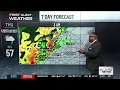 FIRST ALERT FORECAST Record highs today storms tonight