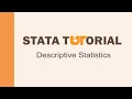 Stata Tutorial Descriptive statistics