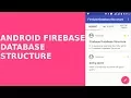 ANDROID FIREBASE DATABASE STRUCTURE