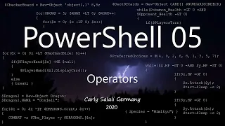 PowerShell 05 - Operators and Comparisons