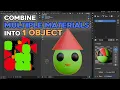 How to Combine Multiple Parts and Materials into One Model in Blender Texture Baking