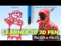 I spent 51 hours learning to use a 3D pen Progress from beginner to 3D pen robot