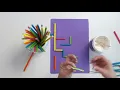 How to Make a Paper Straw Maze by Zart