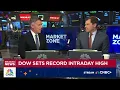 Dow S P 500 set record close