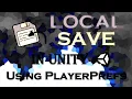 How to use PlayerPrefs Store data in local storage in unity