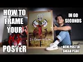 How to frame a poster Hard Jewelry edition
