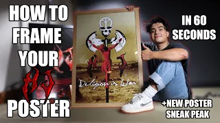 How to frame a poster Hard Jewelry edition