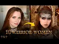 10 Shieldmaiden Makeup Transformations Viking Warrior Women