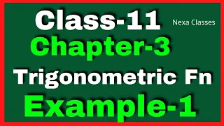 Example 1 Chapter3 Class 11 Math Example1 Class11 Ch 3 NCERT Math Chapter3 Example1 Class11