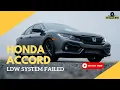 Know 5 Reasons Why The LDW System Failed Honda Accord
