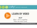 How to SK2P slip 1 knit 2 together pass slip stitches over Go-Crafty