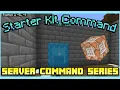 How to make a starter kit command Minecraft Bedrock Edition