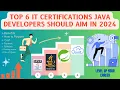 Top 6 Java Certifications to Level Up Your Career Java Enterprise Web and Cloud