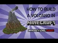 How to Build a Volcano in Minecraft Tutorial
