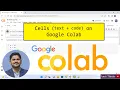 Understanding cells text code on Google Colab colab research google com 2022