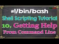 Shell Scripting Tutorial-10 Getting Help from Command Line Interface Tech Arkit