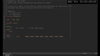 Program 13 XOR Cipher