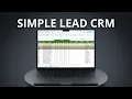 Simple Lead CRM Tutorial in Google Sheets FREE TEMPLATE