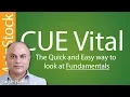 CUE Vital - the new quick easy way to look at Fundamentals