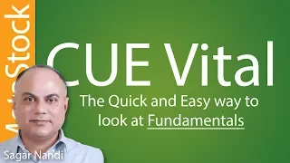 CUE Vital - the new quick easy way to look at Fundamentals