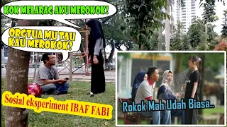 Download Nekat.! Cewek merokok didepan umum, Bagaimana reaksi masyarakat | SOSIAL EKSPERIMEN Ibaf Fabi MP3