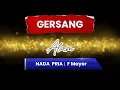 GERSANG - ALAM - || KARAOKE DANGDUT NADA PRIA - TERBARU / TERPOPULER