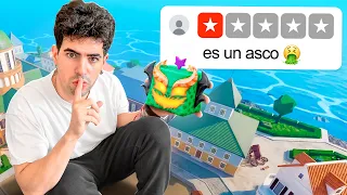 Puse a PRUEBA las RESEÑAS de 1 ESTRELLA en BLOX FRUITS!