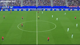eFootbal 2021 Norway vs France. Video Game Simulation - Full Match