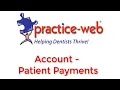 Practice-Web Patient Payments