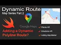 How to use Places API and Directions API and show a Dynamic Route on a Google Map in Swift