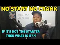 Car No Crank No Start No Sound Won t Turn Over