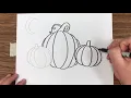 Pumpkin Patch Drawing