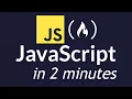 Learn JavaScript in 2 minutes