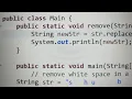 how to remove white space in a string java program to remove white space in a string