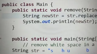how to remove white space in a string java program to remove white space in a string