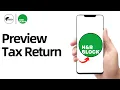 How to my Tax Return Online on H R Block 2025